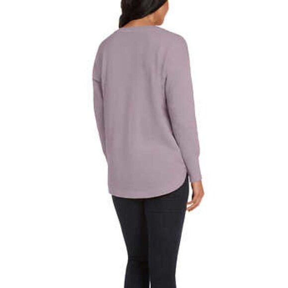 NEW Matty M Honeycomb Crewneck Sweater | Lilac - Picture 3 of 5